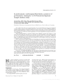 A US Nationwide Inpatient Sample Database Study