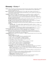 Glossary - Botany-1