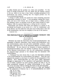 The Preparation of Dimethylglyoxime Without the Use of Hydroxylamine