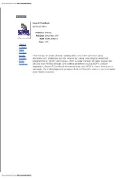 This Hands-On Book Shows Readers Why and How Common Java Development Problems Can Be Solved by Using New Aspect-Oriented Program