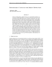 Deformable Capsules for Object Detection