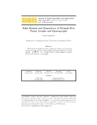 Edge Bounds and Degeneracy of Triangle-Free Penny Graphs and Squaregraphs