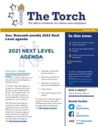 January, 2021 Gov