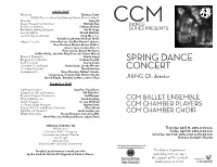 Spring Dance Concert