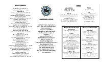 Wine Draft Beer Bottles & Cans