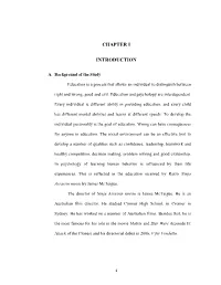 Chapter I Introduction