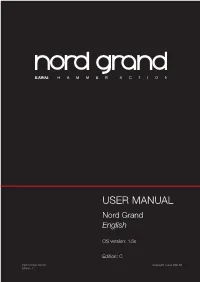 Nord Grand English User Manual V1.5X-Edition-C.Pdf