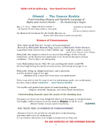 The Unseen Reality Understanding Allegory and Symbolic Language of Myths and Ancient Poems - on Heathenry‘S Abyss