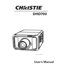 User's Manual