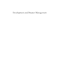Development and Disaster Management Amita Singh · Milap Punia Nivedita P