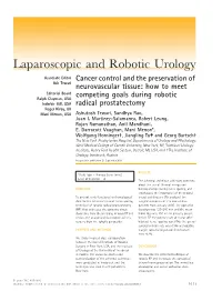How to Meet Competing Goals During Robotic Radical Prostatectomy