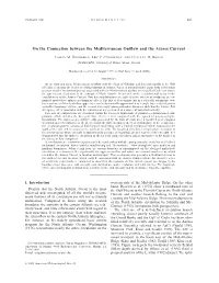 On the Connection Between the Mediterranean Outflow and The