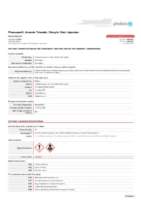 Phenasen®, Arsenic Trioxide, 10Mg in 10Ml, Injection