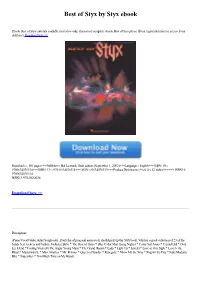 Best-Of-Styx.Pdf