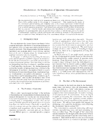 Decoherence: an Explanation of Quantum Measurement