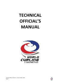 WCF Technical Official's Manual