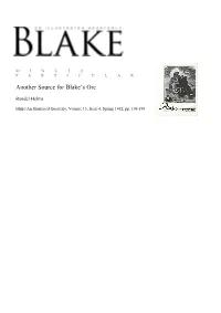 Another Source for Blake's Orc
