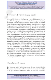 Thesis Turned Broadway