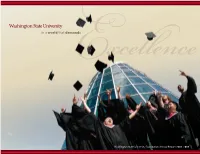 Washington State University in a World That Demands Excellence