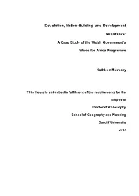 Devolution, Nation-Building and Development Assistance