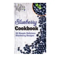 Ever After Farms Blueberry Cookbook Version 1.Pdf