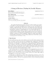 Cloning in Elections: Finding the Possible Winners