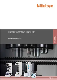 Hardness Testing Machines