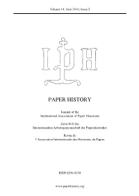 Paper History