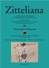 Programm Und Kurzfassungen – Program and Abstracts