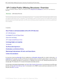 UP-C Initial Public Offering Structures: Overview, Practical Law Practice Note