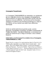 Compagnie Tangokinesis