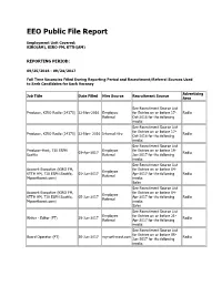 EEO Public File Report