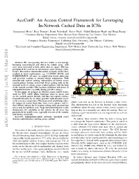 Accconf: an Access Control Framework for Leveraging In