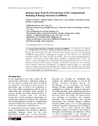Computational Modeling in Biology Network (COMBINE)