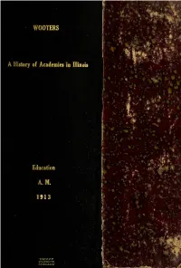 A History of Academies in Illinois