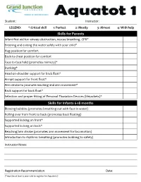 Learn About the Skills Taught at Each Level (PDF)