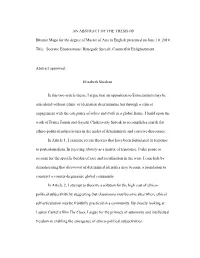 Socratic Enunciations: Renegade Speech, Counterfeit Enlightenment