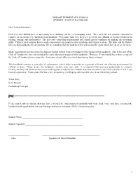 Student Handbook