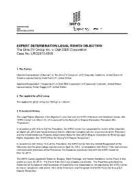 The Directv Group Inc. V. Dish DBS Corporation Case No