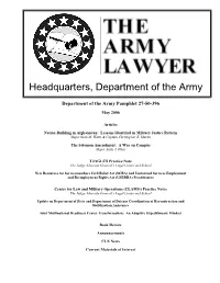Headquarters, Department of the Army