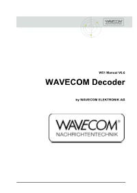 WAVECOM Decoder