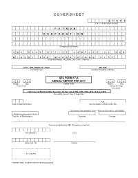 2017 Annual Report (SEC Form 17-A)