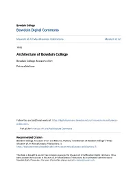 Architecture of Bowdoin College