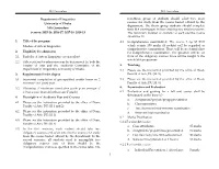 Department of Linguistics Non-Thesis Group of Students Should Select Two More Courses for Study from the Course Basket Offered by the University of Dhaka Department