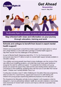 Get Ahead Newsletter Issue 9 – May 2021