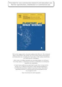 This Article Appeared in a Journal Published by Elsevier. the Attached