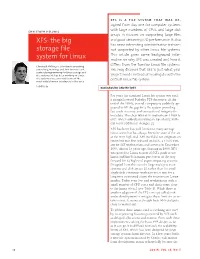 XFS: the Big Storage File System for Linux