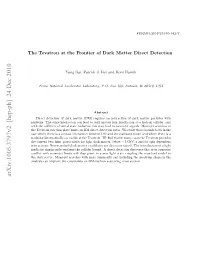 Arxiv:1005.3797V2 [Hep-Ph]