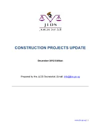 JLOS Construction Projects Update