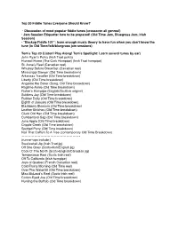 Top 20 Fiddle Tunes Handout